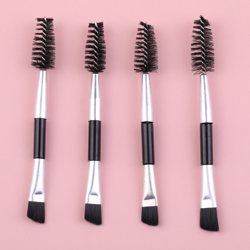 Multifuncional eye shadow stick eye shadow cepillo de doble cabeza mini cepillo de látex de algodón desechable herramienta de maquillaje de belleza