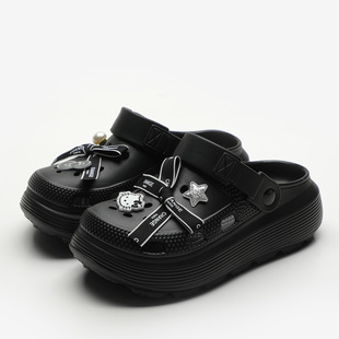 Cross-Border Internet Celebrity Popular Couple's Clogs Women's Non-Slip Anti-Odor Soft-Soled Versatile Sandals for Outer Wear Summer Sandals