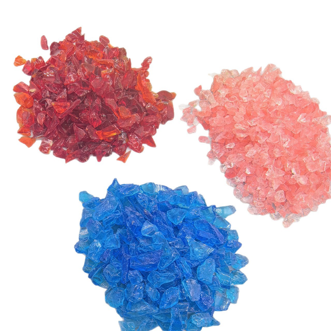 加工彩色玻璃砂海蓝色海底沙水族造景微景观玻璃砂园艺装饰