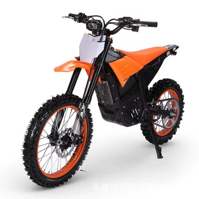 60V Electric Off-Road Mountain Bike for Adults, Small Two-Wheeled Lithium Battery Electric Dirt Bike (Motosikletlər)