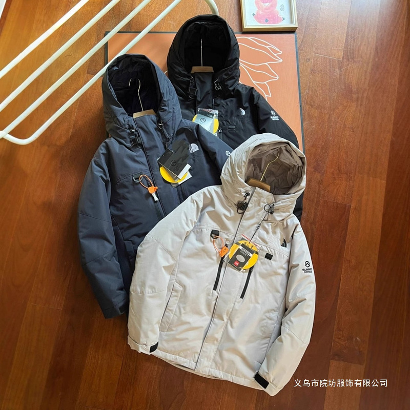 North Family 3-in-1 Himalayan Integrated Down Jacket with Embroidery, Hooded, Winter Warm, Couple's Style, Men's Jacket North Family 3-in-1 Himalayan Integrated Down Jacket with Embroidery, Hooded, Winter Warm, Couple's Style, Men's Jacket