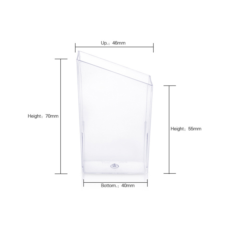 Taza cuadrada puntual Taza redonda Una variedad de tazas de postre Taza de pudín Taza de mousse Plato Cuchara de plástico desechable Amazon