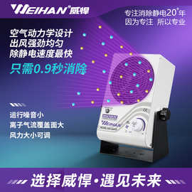 威悍WH-5600除静电离子风机桌上防静电离子风扇工作台静电消除器