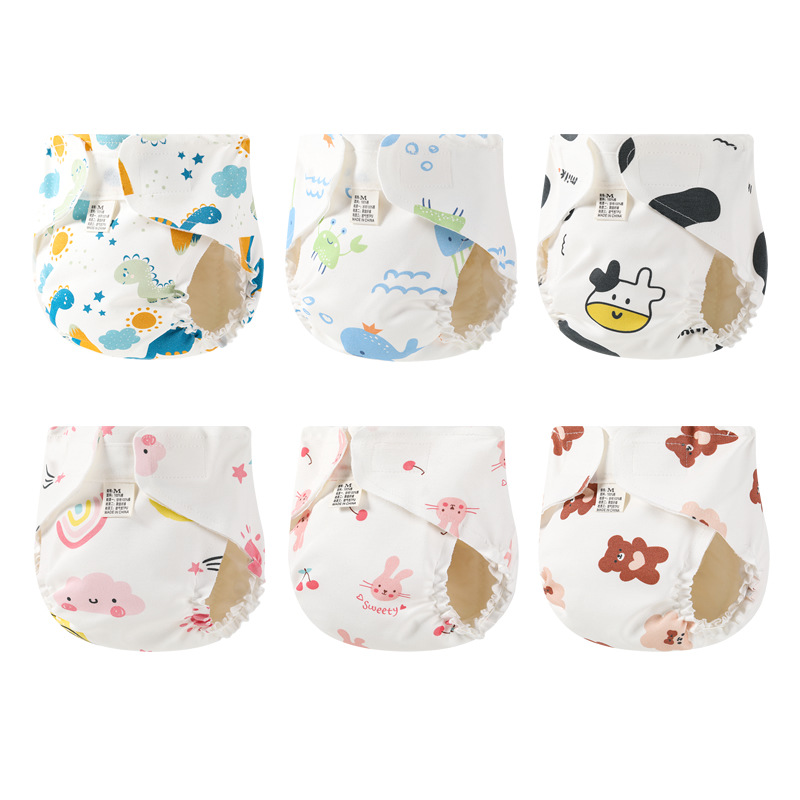 Children's Training Pants Baby Washable Diaper Pants Underwear Baby Toilet Training Potty Waterproof Breathable Gauze