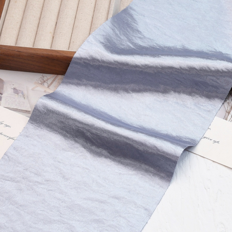 Coreano de alta calidad crema perlada satén anillo de cabello intestino grueso DIY material de tela accesorios de cabello hechos a mano