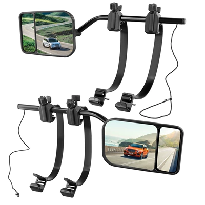 Car mirror field of view rearview mirror