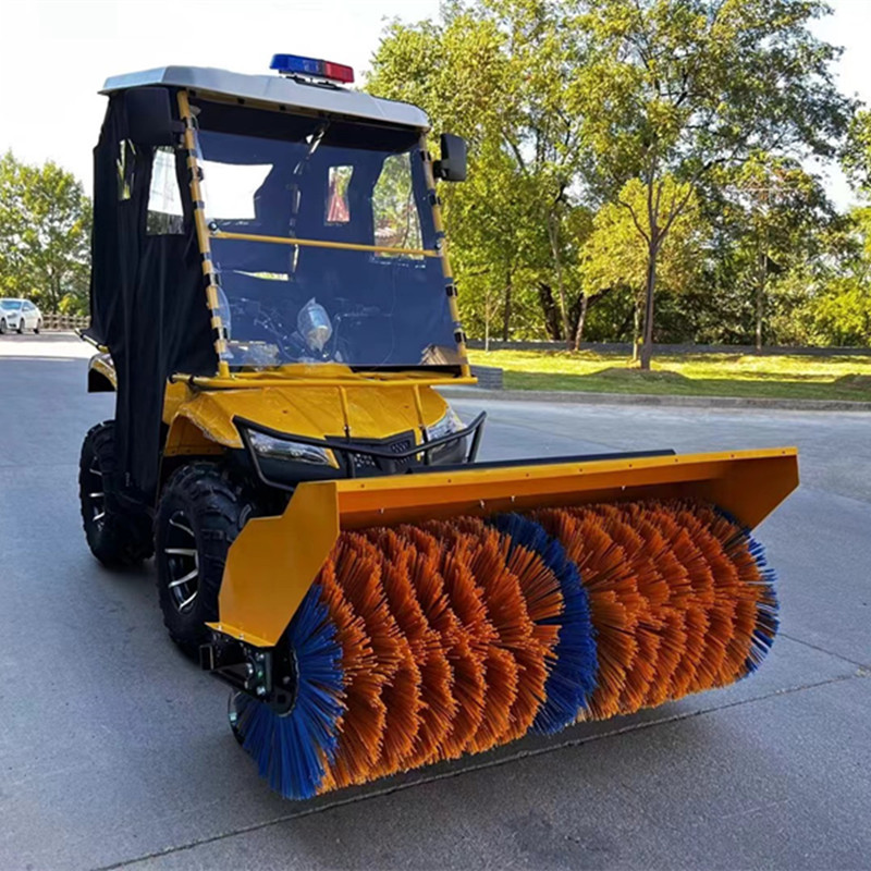 座驾式扫雪机除雪机 道路物业滚刷除雪设备冬季扫雪必备