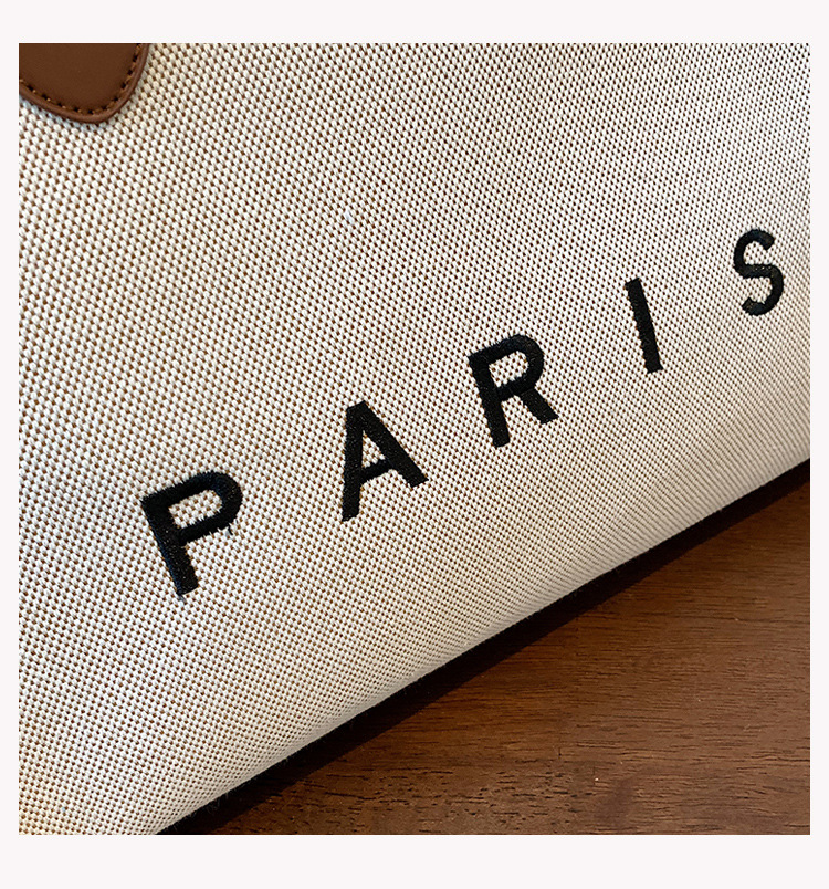 Nihaojewelry Wholesale Fashion Letter Paris Large Capacity Tote Bag display picture 19