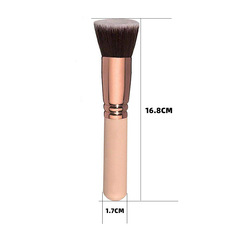 Cross-border best-selling flat-top makeup brush, foundation brush BB cream set brush beauty makeup tools, traceless brush, internet celebrity brush