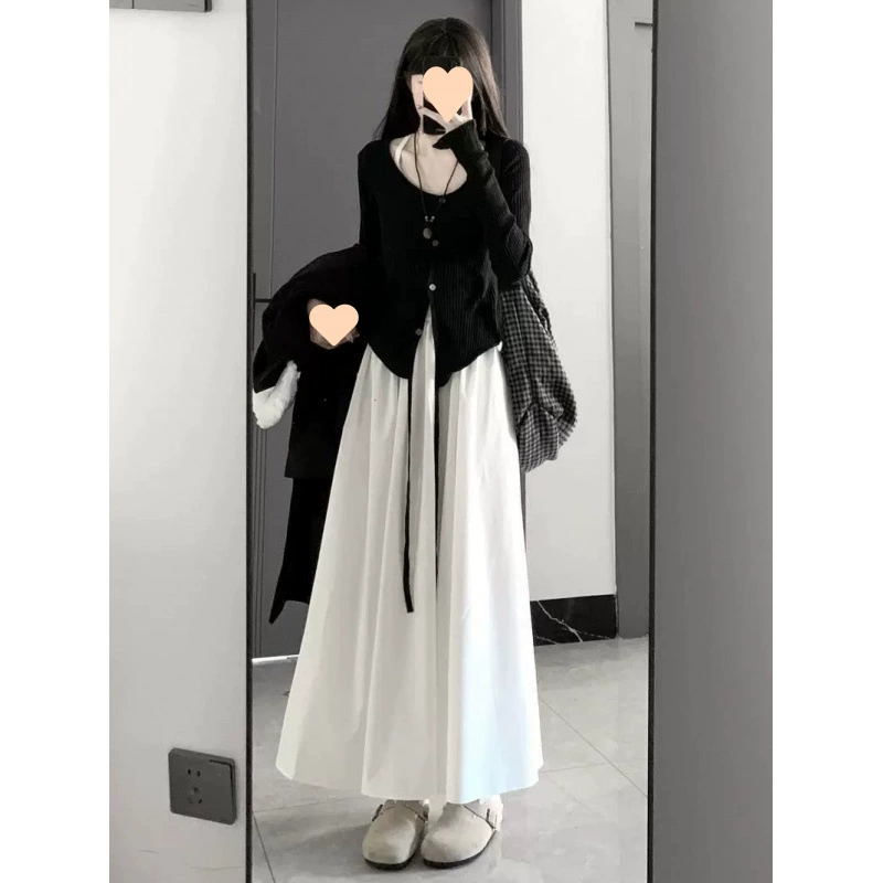 Сладкие летние наряды 2025 года: полный комплект новых женских кардиганов, платьев на бретелях, элегантных и стильных костюмов с длинной юбкой.