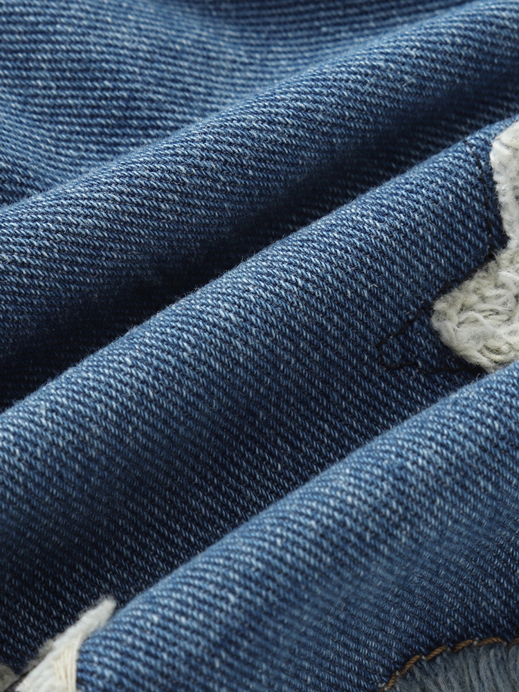 Transfronterizo malwee jeans de niña ropa de verano nuevo estilo europeo y americano para niños pequeños y medianos pantalones cortos de niña pequeños pantalones casuales image 4
