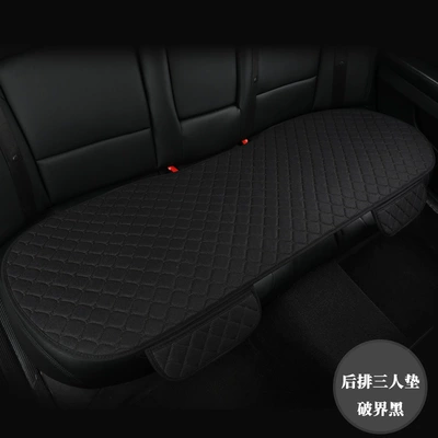 Four Seasons Pad — set five-seat cotton and linen universal - black-in-the-back-row-linen