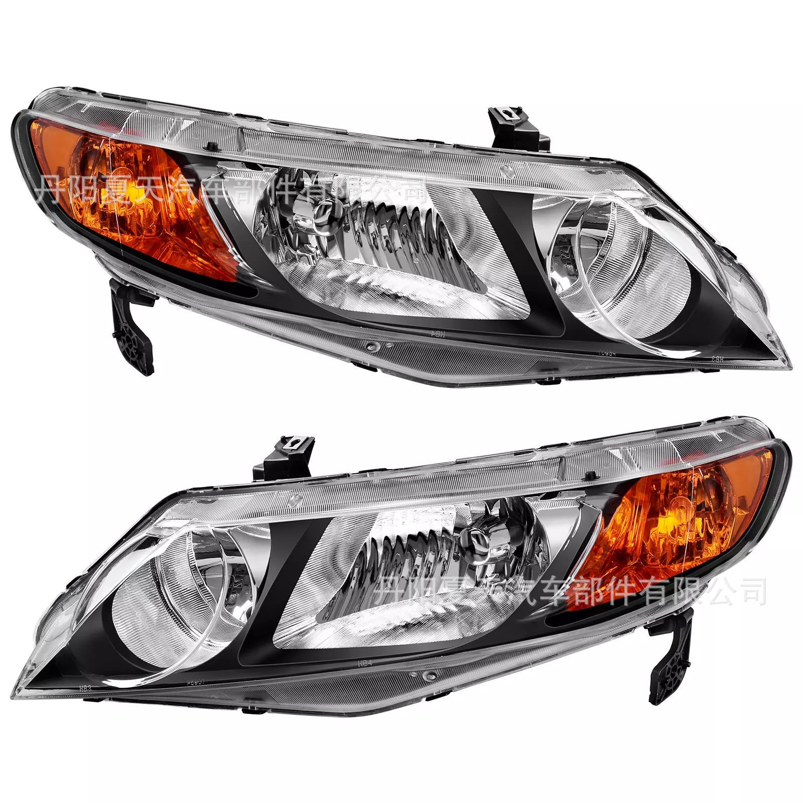 Aplicable a 2006 - 2011 Honda Civic 8 generación conjunto de faro delantero iluminación delantera halógeno