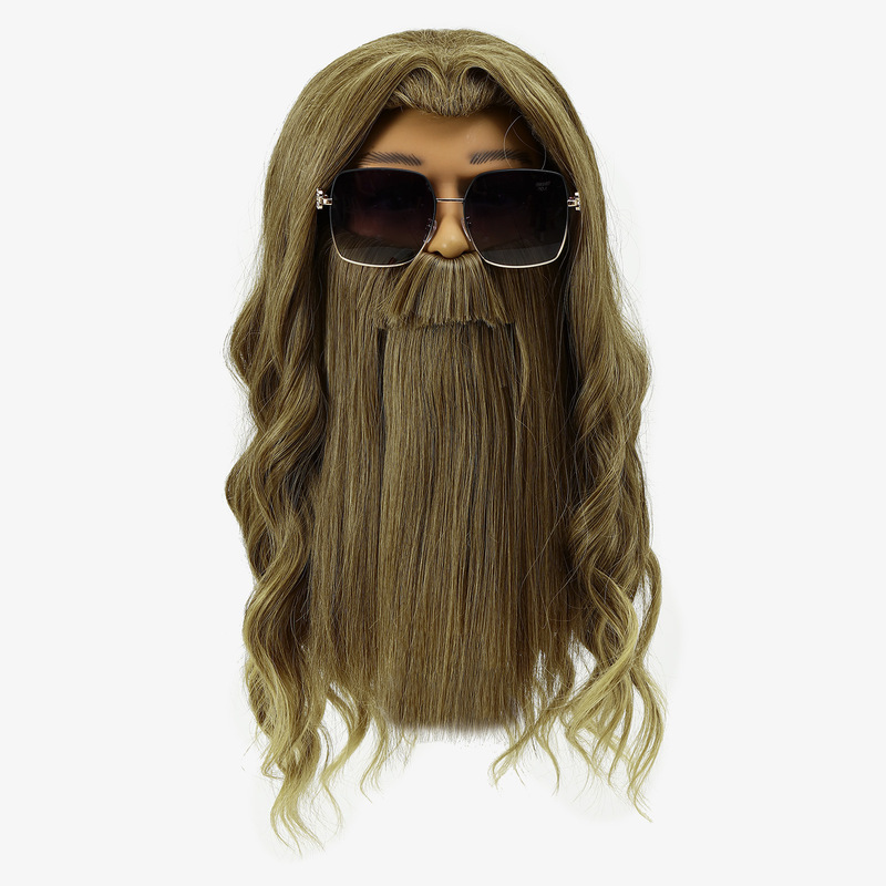Reunion Thor COS Wig Beard Wig Cave Cave Thor Headgear