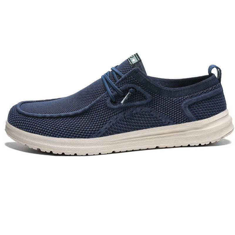 Strict Selection of Cross-border New Summer Men's Ultra-light Casual Shoes Lazy Slip-on Loafers Canvas Casual Men's Shoes