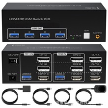 2·HDMI+2·pͨ DP+2·USB3.0ݔ룬1·HDMI+1·pͨDPݔ