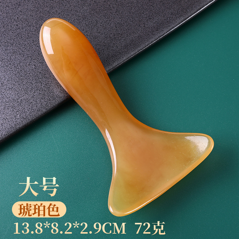 masaje de pala, cuchilla, cuchilla, estriado cervical, masajeador de columna cervical para dragar los meridianos del hombro, empuje abierto, placa de arco de barra de tendón espalda