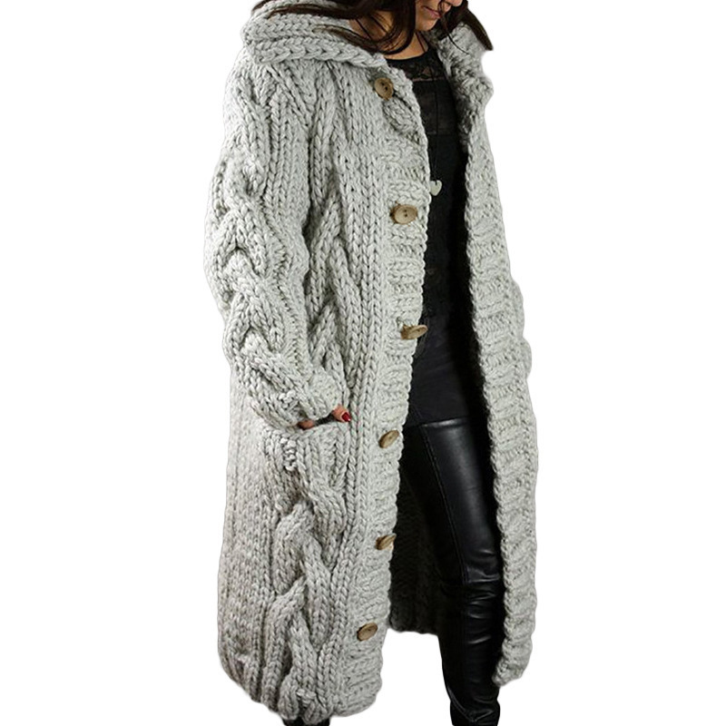 2025 European and American women's cardigan plus size sweater coat Amazon sweater cardigan cross-border women's cardigan