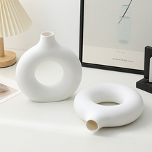 家居装饰花瓶办公室婚礼布置插花塑料花瓶客厅餐桌摆件一件代发