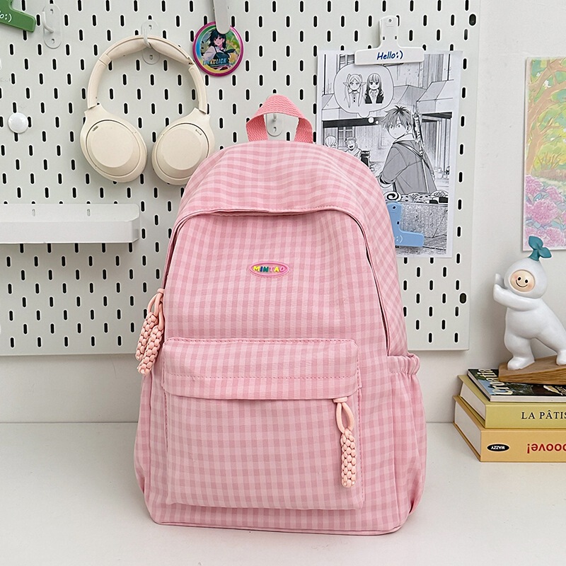 新しい和風イン新鮮で甘くてかわいい中学生と高校生向けのバックパック、カジュアルでシンプルな大容量バックパック|undefined
