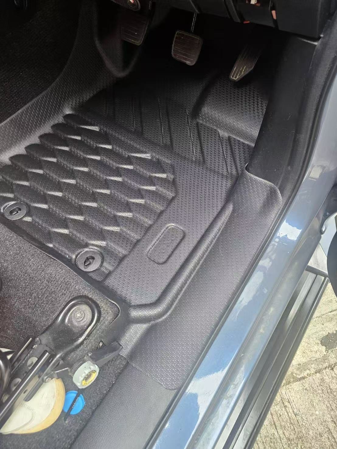 D-MAX Floor Mats 2020-2024 TPE Car Mats Anti-Slip Waterproof Black
