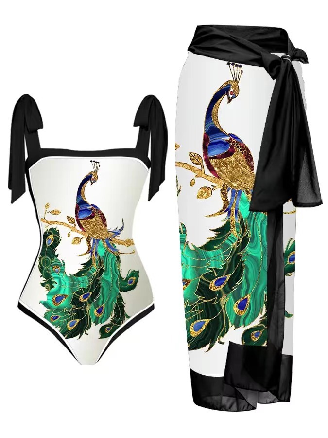 Women's Vacation Ditsy Floral 2 Pieces Set One Piece Swimwear display picture 11