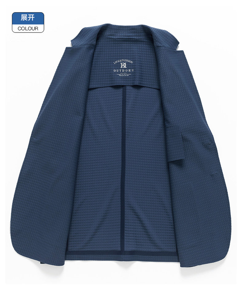 Áo vest nam dáng ôm co giãn một lớp, không cần ủi, phong cách Hàn Quốc — Màu hồng, Màu xám, Màu đen, Xanh ngọc chi tiết 20