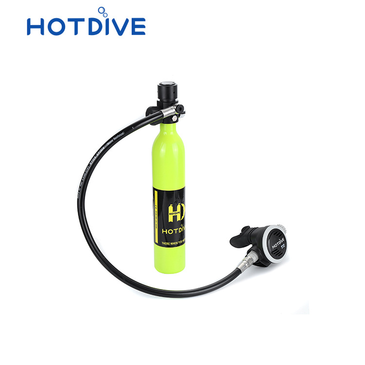 HOTDIVE respirador subacuático buceo pequeño cilindro de gas tanque de gas portátil conjunto completo profesional hogar Ministro de Relaciones Exteriores tiempo de natación