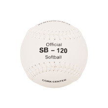 亚马逊爆款SB-120I球PVC二榔皮软木芯12英寸白色垒球可印logo垒球