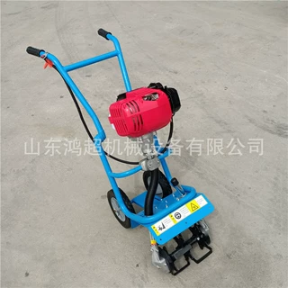无死角除草松土机 二冲程翻地机汽油微耕机