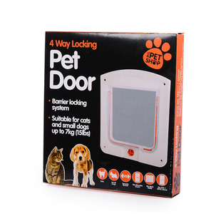 Дверные дыры для домашних животных творческий бесплатный вход и дверь кошачий кошка кошка кошка щенок Введите и выходит из стеклянных дверей и окна оптом