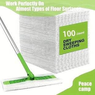 Cross-Border Hot-Selling Disposable Electrostatic Dust Removal Paper Dust Removal Cloth Flat Mop for Cleaning Kitchen and Living Room Hygiene
