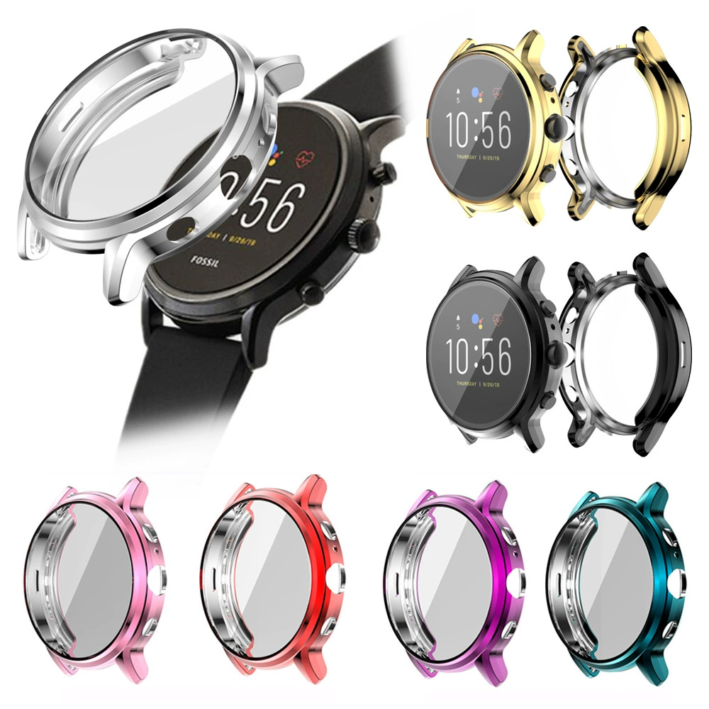 Защитный чехол для Fossil Gen 5 Carlyle Gen 5 с электропокрытием TPU, все включено