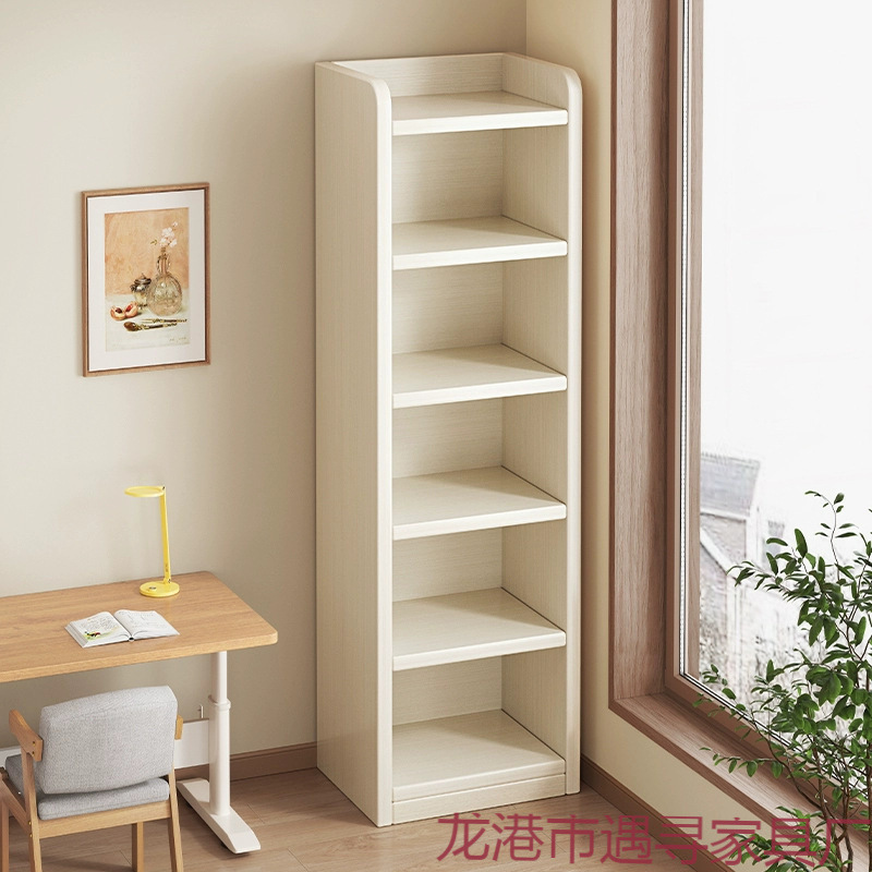 Solid Wood Bookshelf Floor-Standing Storage Rack Children's Corner Cabinet Living Room Wall Simple Storage Storage Cabinet Home Bookcase