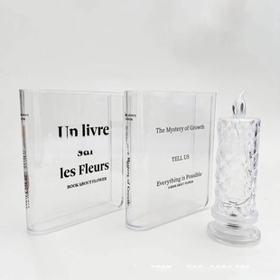 ���sBook Vase���|����͸���ЙC�����[���b� ������������ƿ�YƷ