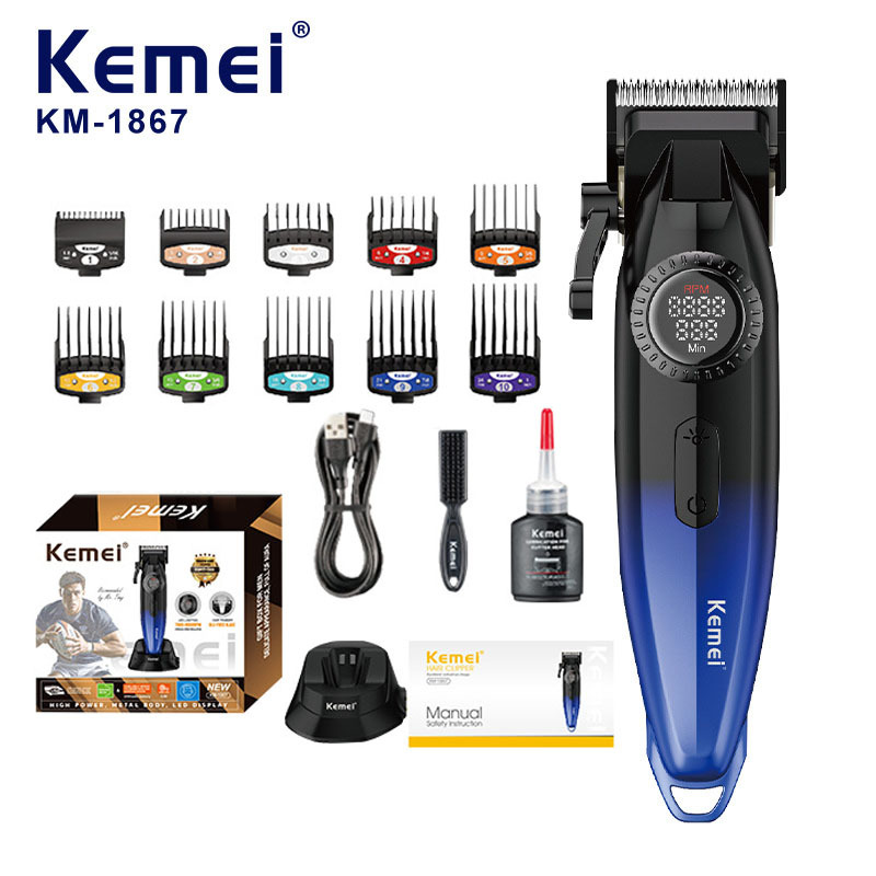 Kemei corte de pelo eléctrico transfronterizo KM - 1867 cortador de pelo eléctrico ajustable, corte de pelo eléctrico, corte de pelo eléctrico