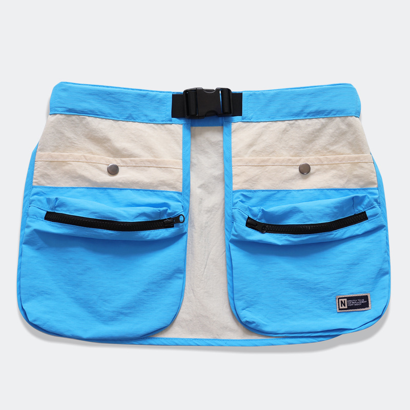 Riñonera azul blanco YB005