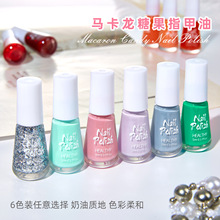 新款裸色亮片指甲油套装 水性免烤不可剥爆闪美甲油小套系批发