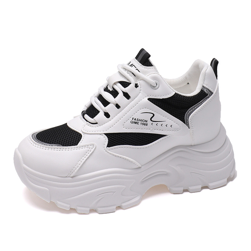 Basketballsko Vandresko Lædersko Sneakers Canvas Bue Support Skridsikret polstret fodtøj Fodtøj_voghion.com