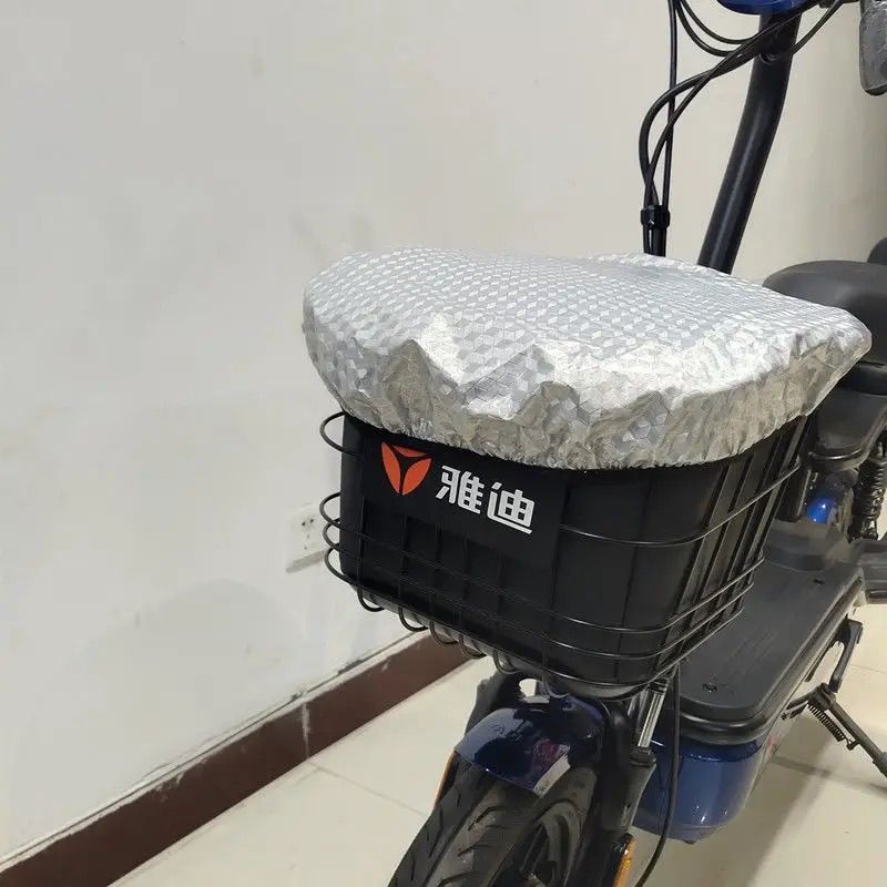 电动车车筐内胆前车篮防水尘罩带盖内篓电瓶自行车筐置物神器车包|undefined