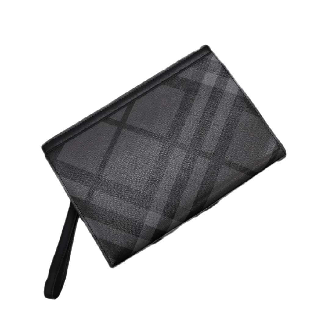 Small clutch bag, wallet, capacious mobile phone, hand loop bag, business version, high-end