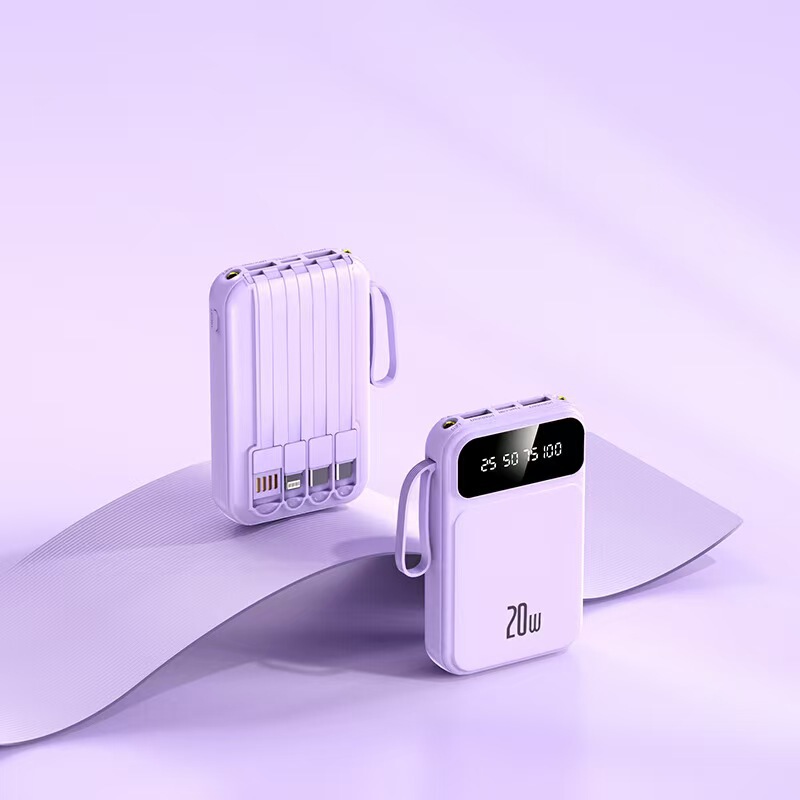 クロスボーダー卸売りミニ便利充電宝自帯線2Wミリアンペア超容量移動電源プレゼントカスタマイズ|undefined