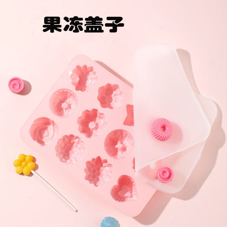 (Accesorios deben tener cuidado) al por mayor Lollipop molde tapa 12 con tapa 8 con tapa Lollipop molde papel palo