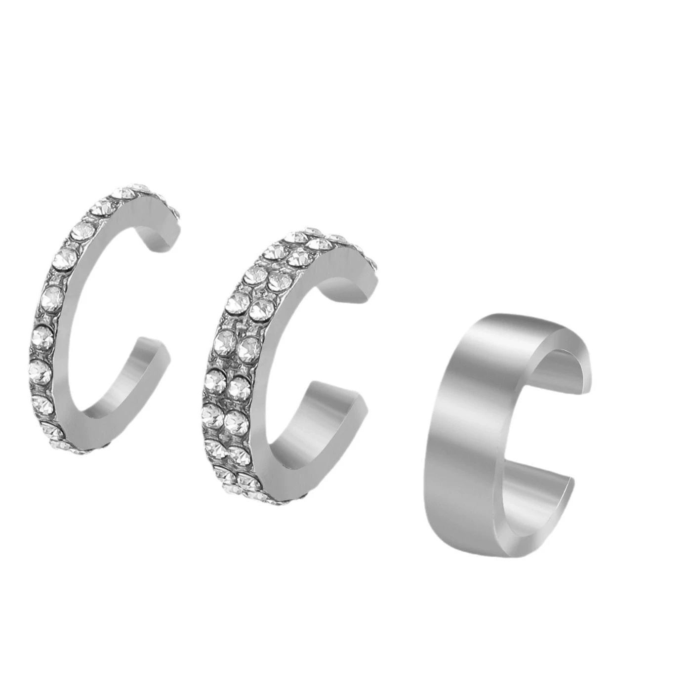 Brand universal ear clips, set, European style, no pierced ears