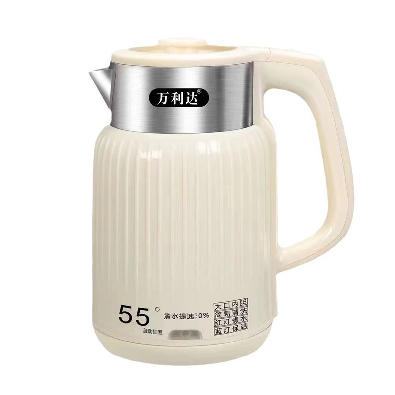 Wanlida 電気ケトル 2.5L 家庭用定温全自動ケトル大容量二層火傷防止電気ケトル|undefined