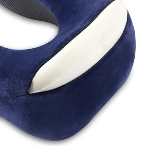 travel neck pillow adult memory foam for airplane sleeping car seat with sleep mask earplugs
