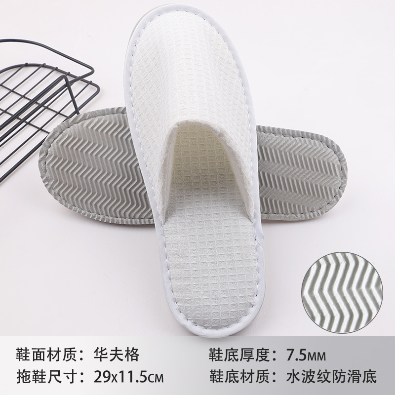 Hotel sandalinas desechables de algodón de lino de seda sandalinas de alojamiento residencial sandalinas desechables antideslizantes soleas de zapatillas gruesas