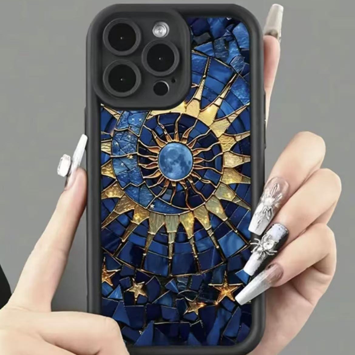 Cosmic Sky Eye Apto iphone16pro funda para teléfono móvil Apple 15 anti-caída 14 Europa y América 13promax nuevo 12x