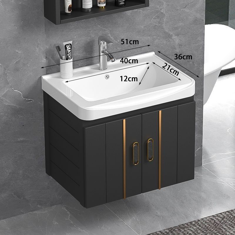 Espacio aluminio tocador tocador tocador tocador armario integrado tabla de roca encimera lavabo lavabo mueble de baño mueble de baño
