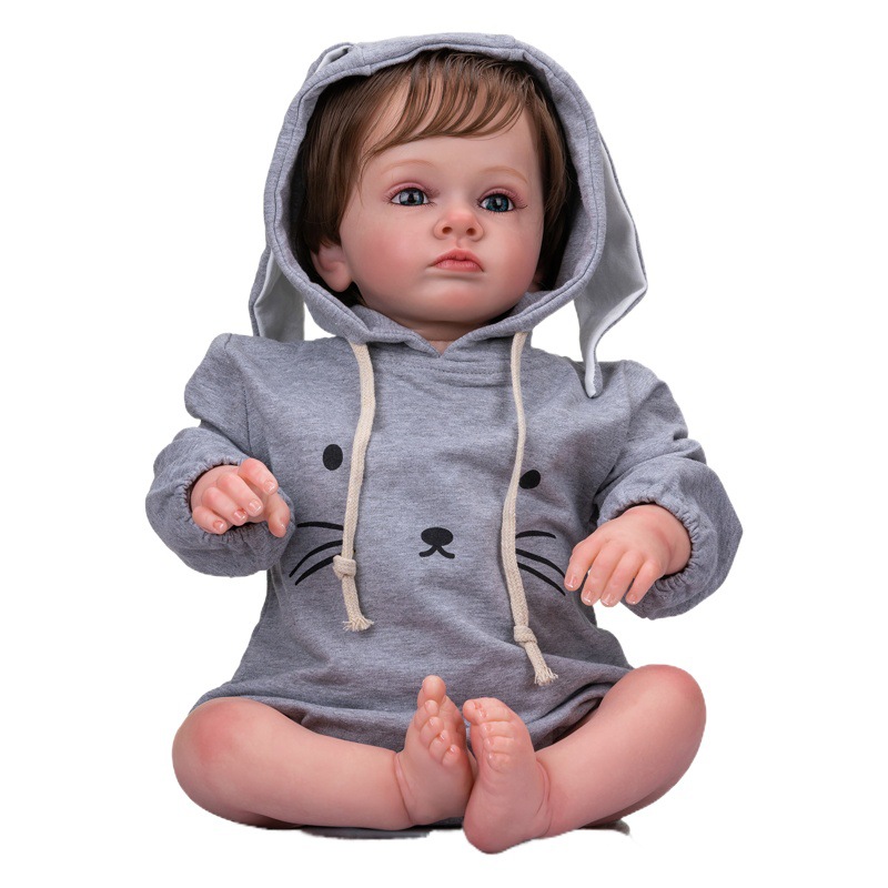 60cm simulación bebé renacido muñeca tutti niño muñeca transfronteriza e-commerce suministro entrega de una sola pieza